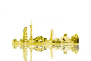 金色郑州城市素材