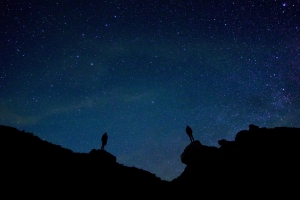 星空 人 4K风景摄影图片
