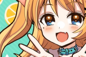  neko 微笑 手势 动漫 艺术 4k壁纸 3840x2160