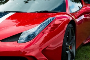 法拉利458 speciale 法拉利 跑车 超级跑车 红色 大灯 车轮 4k壁纸 3840x2160