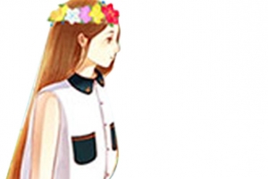夏日七夕卡通小女孩