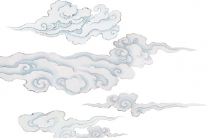 手绘云纹