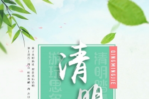 简约中国二十四节气清明背景模板