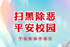 扫黑除恶平安校园