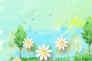 春天植树节卡通banner