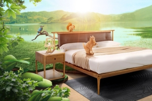 清新家装家具绿色banner
