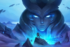英雄联盟lol插画永恒星碑背景 雷欧娜4k壁纸