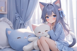 二次元 幻想 可爱猫娘(三) 8K壁纸 8192x4608