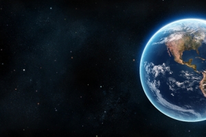 地球太空背景banner
