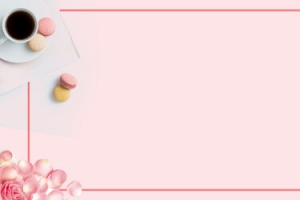 浪漫唯美粉色banner海报背景