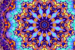 分形 万花筒 抽象 明亮的 4k壁纸 3840x2160