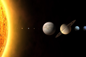 银河系各大行星背景图