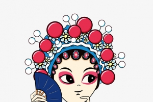 国潮手绘人物图