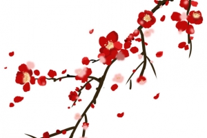 梅花元素水磨