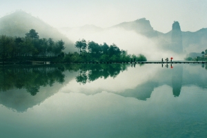 风景山水背景