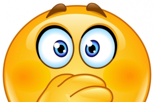 手绘 卡通 表情包 惊讶
