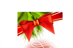 红色光效圣诞节卡