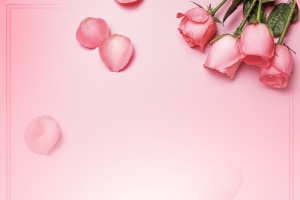 母亲节粉色清新psd分层banner