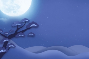七夕情人节浪漫夜景banner