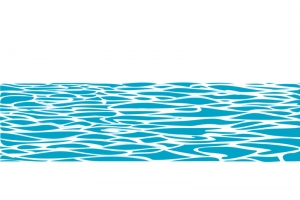 平静的海平面矢量素材