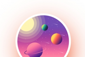 高清星空图片素材