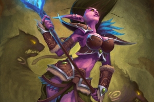 美女精灵 盔甲 魔兽世界5K壁纸