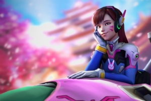 守望先锋d.va 4k壁纸
