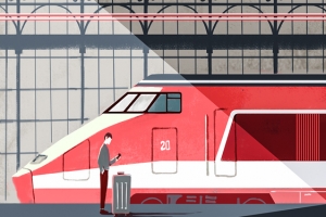 春运回家海报背景图