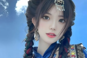 漂亮少数民族美女4k壁纸