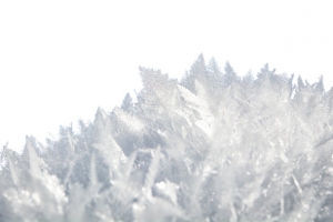 冬天的雪花冰晶
