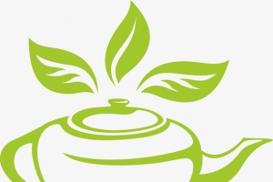 茶叶底纹一片茶叶