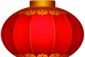 大红灯笼喜迎国庆