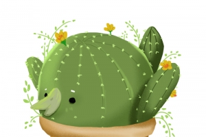 卡通植物仙人掌