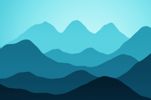 山脉矢量风景4K壁纸