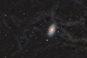 星系 螺旋 恒星 眩光 光线 太空 4k壁纸 3840x2160