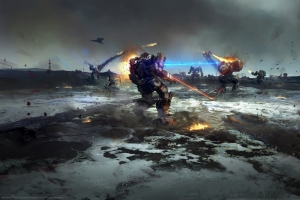 《暴战机甲兵专区 BATTLETECH》游戏原画4k壁纸