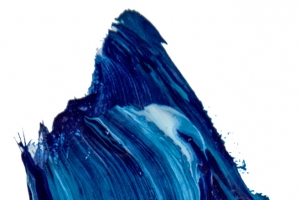 蓝色墨水已抠素材6