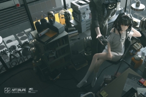 美少女 科学 实验室 风景 场景 空间 二次元动漫4k壁纸