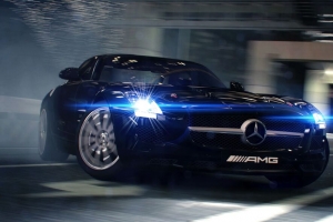 梅赛德斯amg 梅赛德斯 amg 跑车 比赛 4k壁纸 3840x2160
