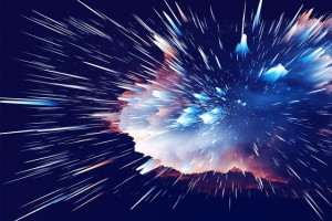 爆炸创意科技背景图