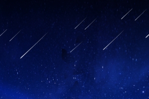 露营流星海报背景
