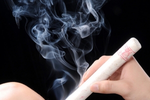 简约艾灸性感美腿平面广告