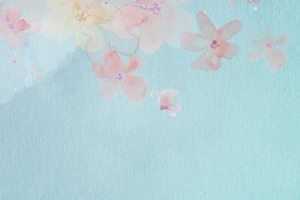 蓝色清新水彩风纹理banner