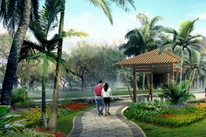 公园banner背景