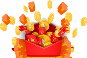 金币节日红包元素