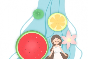 夏季，夏天夏至女孩