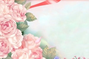 母亲节温馨手绘banner