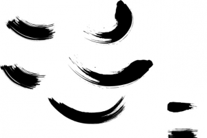 笔墨png矢量素材