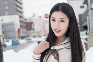陈嘉嘉Tiffany长发清纯可爱美女4k壁纸