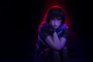 Reina Mishima The Purple Lightning 5K游戏人物壁纸